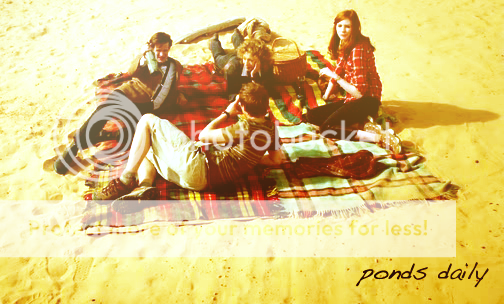 banner of the Doctor, Amy, Rory and River having a picnic